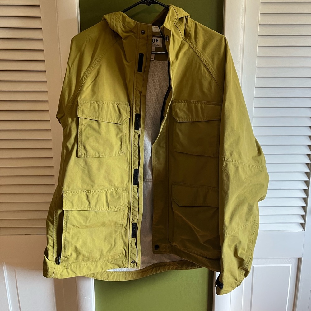 Duluth Trading Co Olive Green Raincoat